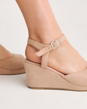 Lexi Barely There Wedge Sandals Extra Wide EEE Fit Simply Comfort