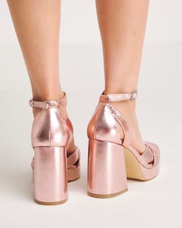 Mya Platform Heeled Shoes - Extra Wide Fit (EEE)