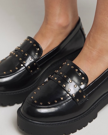 Camila Chunky Stud Loafer Extra Wide EEE Fit