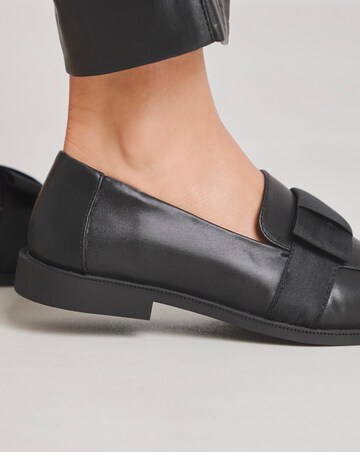 Lorelei Oversize Bow Loafer Shoes - Extra Wide Fit (EEE)
