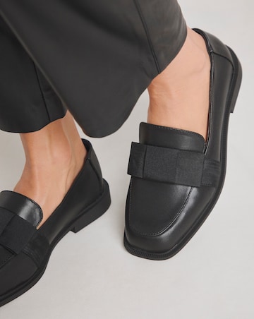 Lorelei Oversize Bow Loafer Shoes - Extra Wide Fit (EEE)