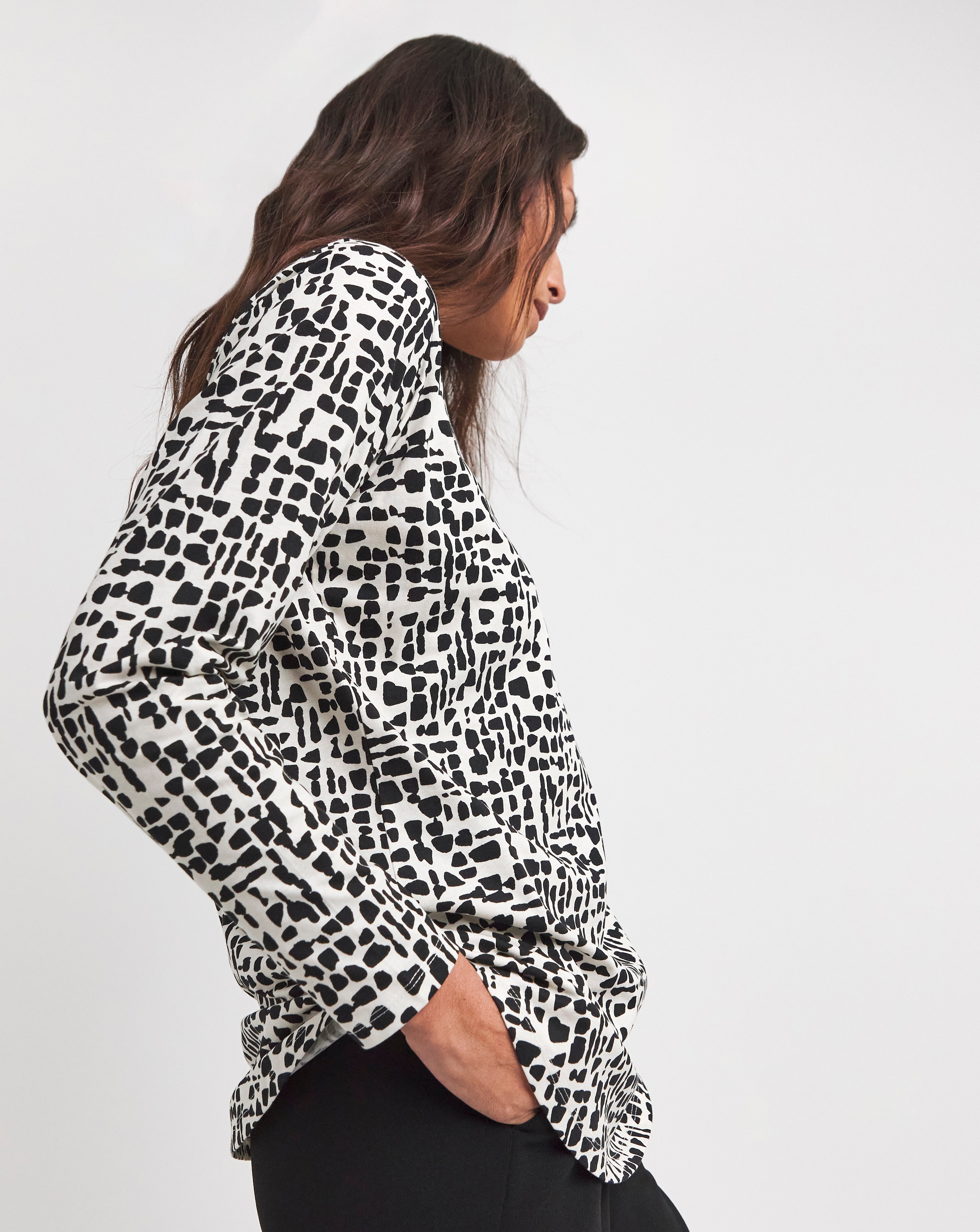 The Longline Long Sleeve Curved Hem