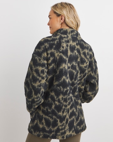 Animal Borg Longline Quarter Zip Jacket