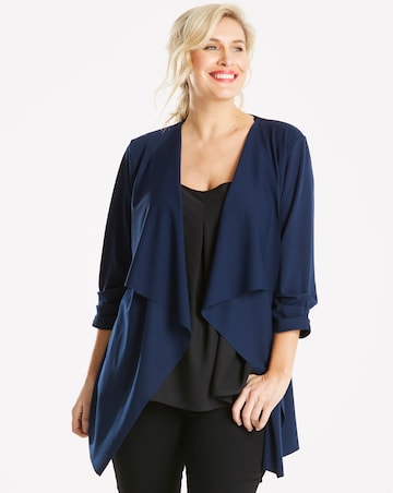 Quiz Curve Navy Waterfall Jacket