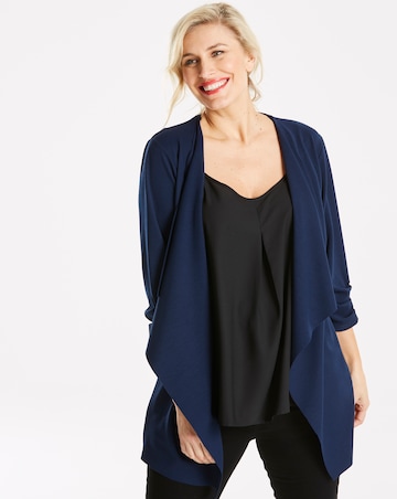 Quiz Curve Navy Waterfall Jacket