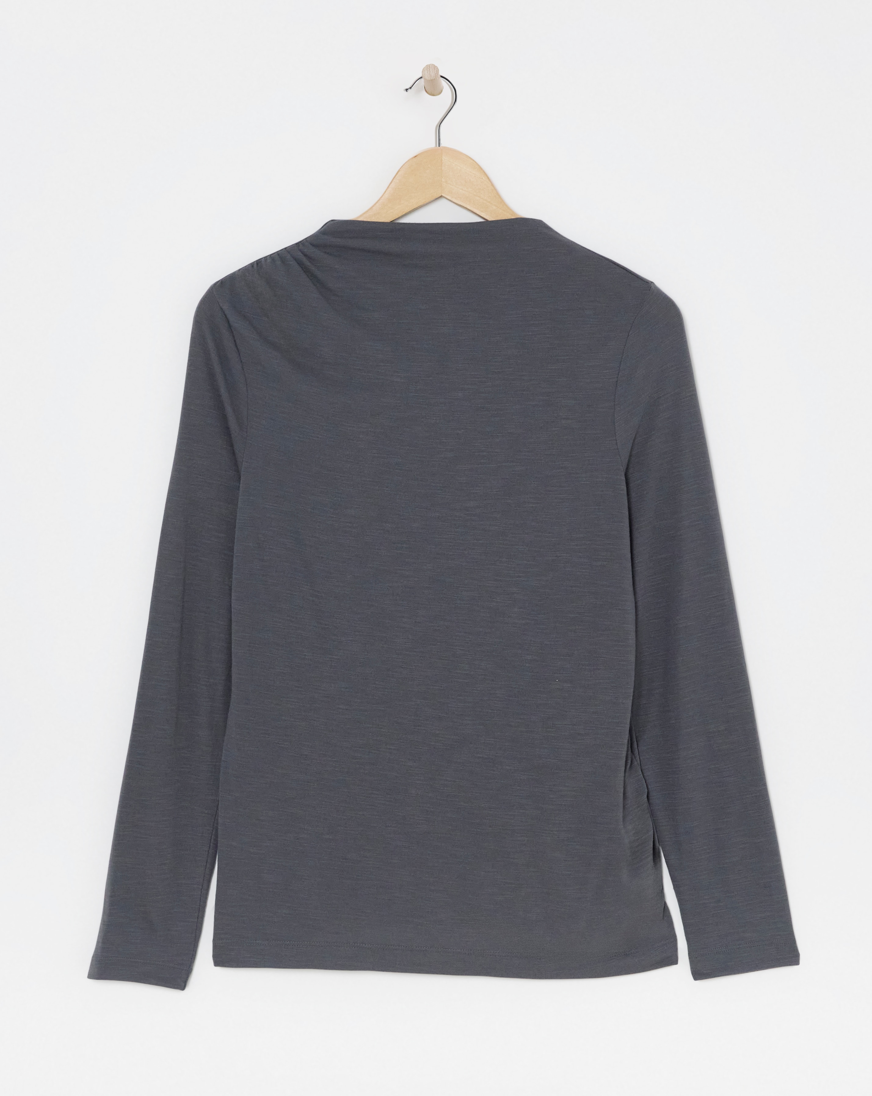 Anthology Drape Neck Long Sleeve Top