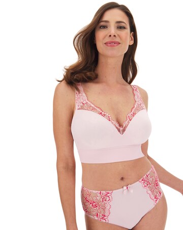 Pretty Secrets Ella Lace Pink Multi Moulded Lounge Bra