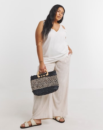 Simply Be White V Neck Cami