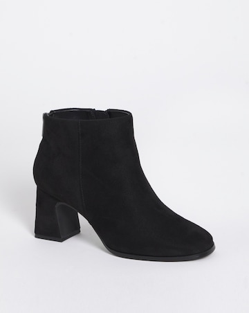 Kiana Zip Detail Shoe Boots - Extra Wide Fit (EEE)