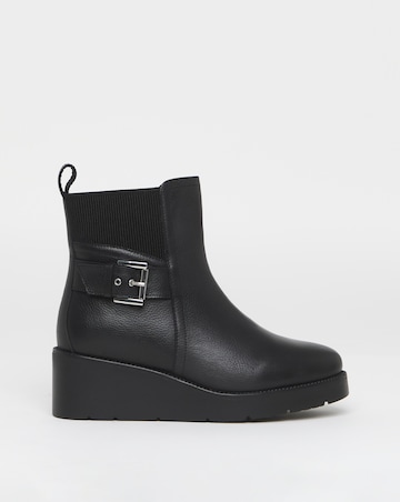 Natalie Wedge Chelsea Boots - Wide Fit (E)