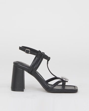 Ella Hardware Detail Heels - Wide Fit (E)