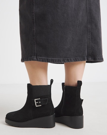 Natalie Wedge Chelsea Boots - Extra Wide Fit (EEE)