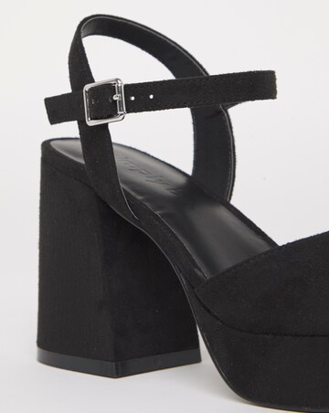 Jive Two Part Platform Heels - Extra Wide Fit (EEE)