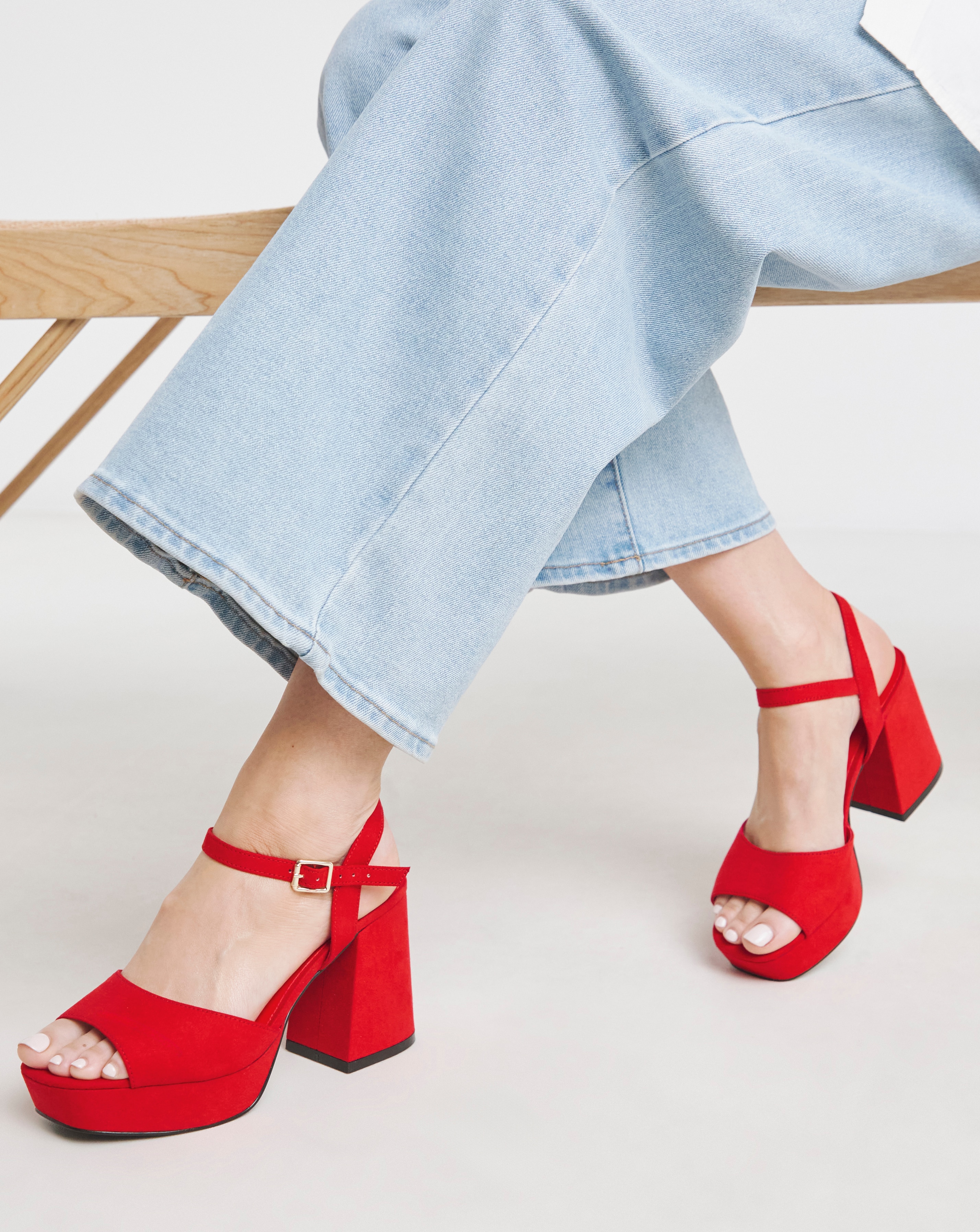 New In - Platform Heels Wide Fit