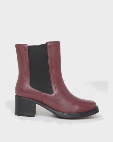 Lady Block Heel Chelsea Boots - Wide Fit (E)