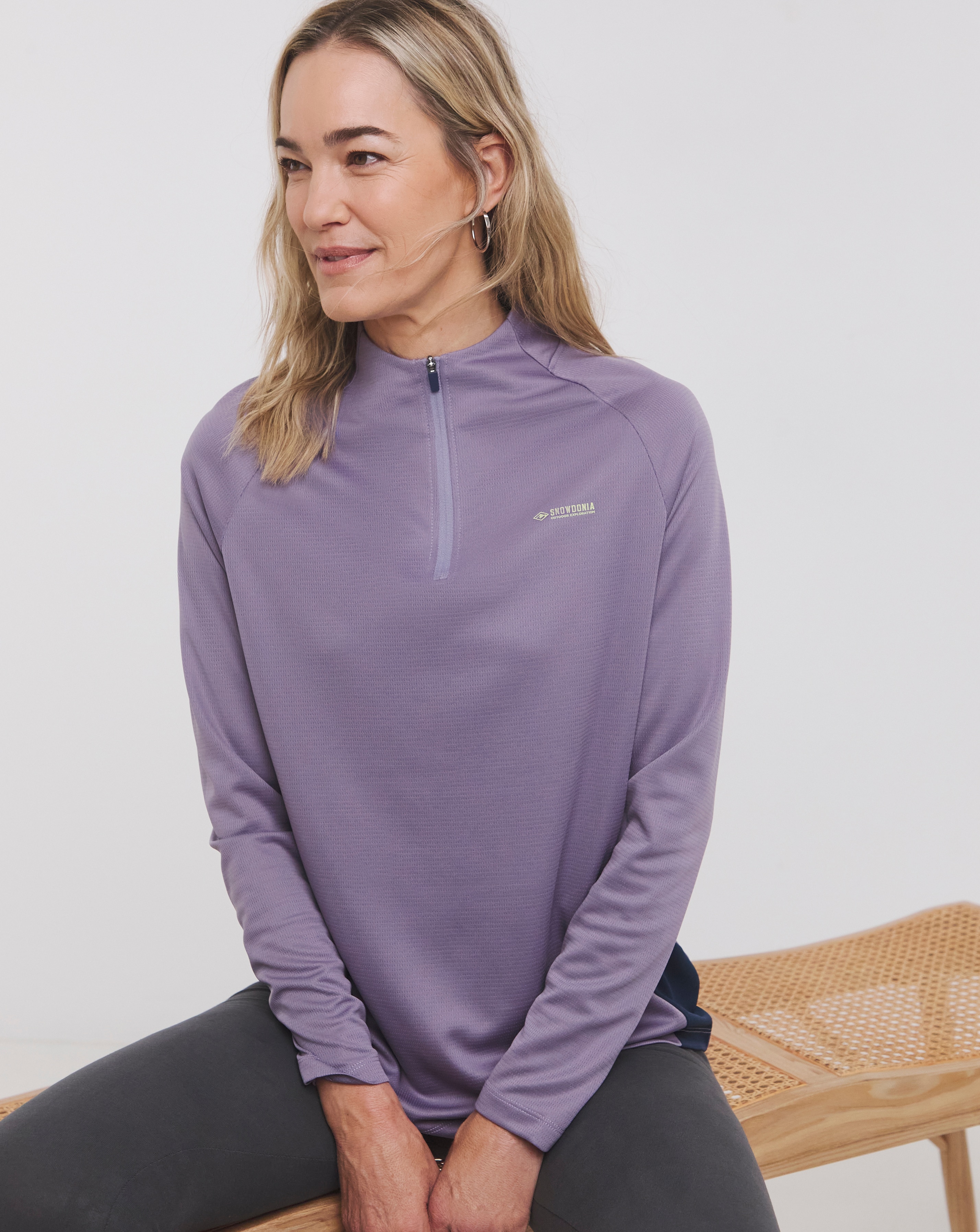 Snowdonia Ladies Base Layer 1/4 Zip Neck