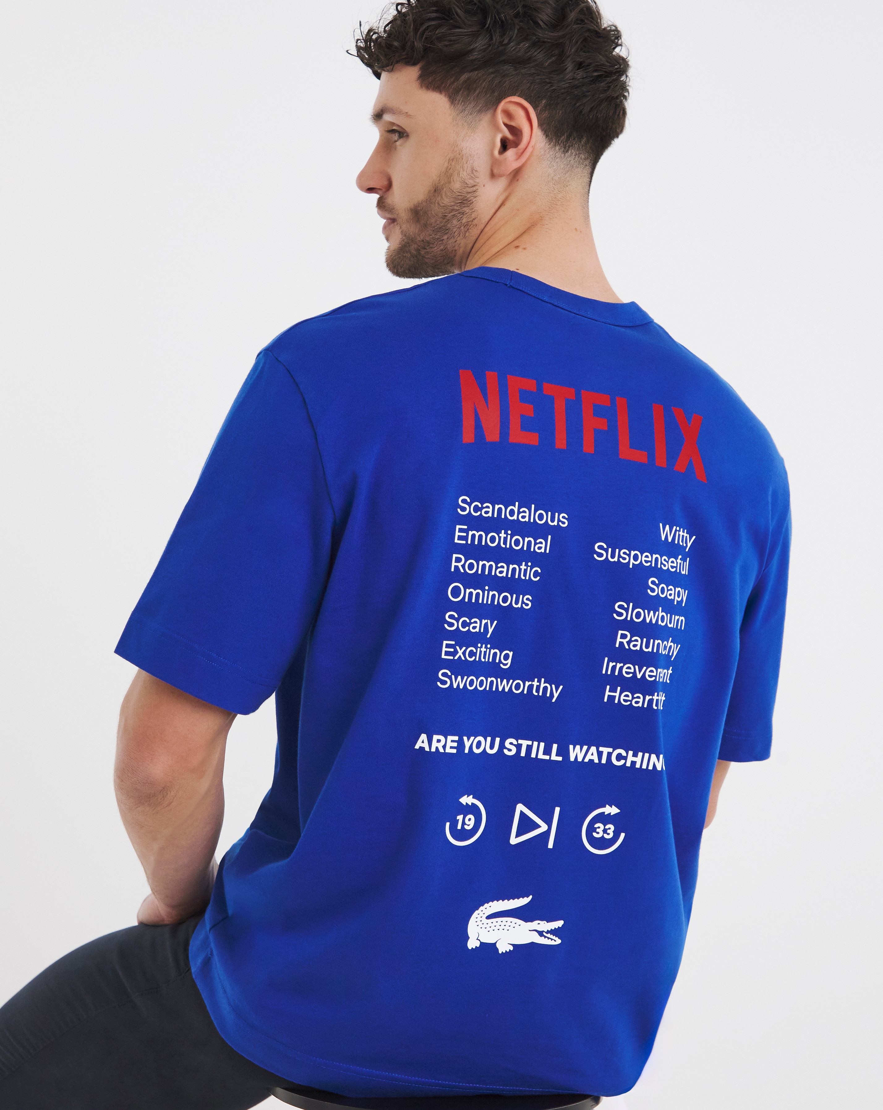 New In - Lacoste X Netflix Logo T-Shirt