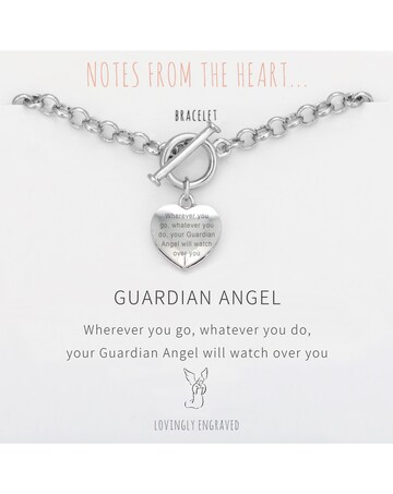 Guardian Angel Heart Bracelet