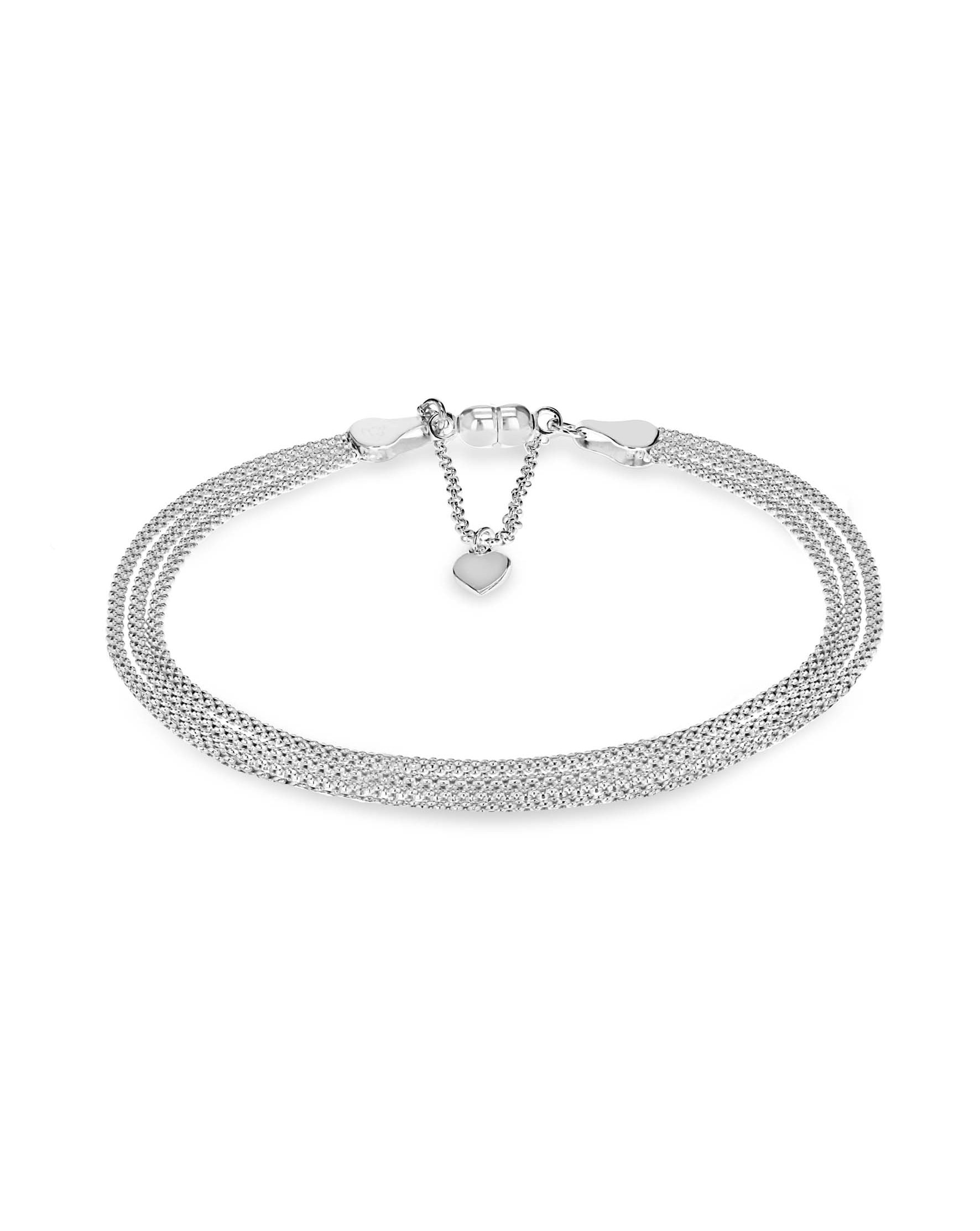 Sterling Silver 3 Strand Bracelet