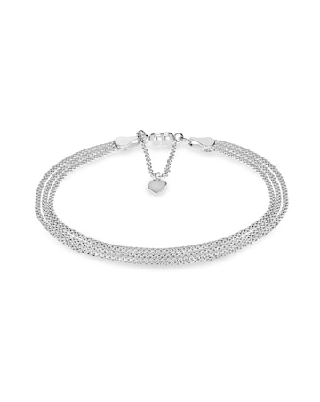 Sterling Silver 3 Strand Bracelet