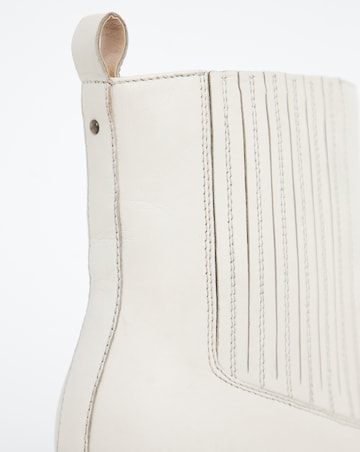 Katya Leather Pointed Chelsea Western Ankle Boots - Wide Fit (E)