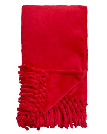 Silky Tasselled Throw