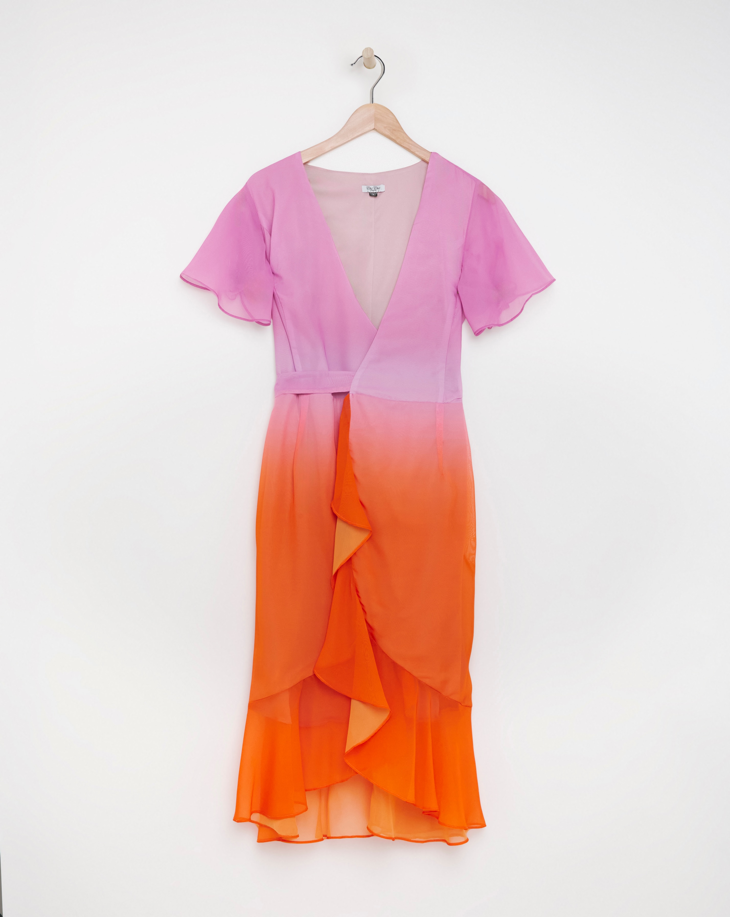 Chi London Wrap Midi Dress