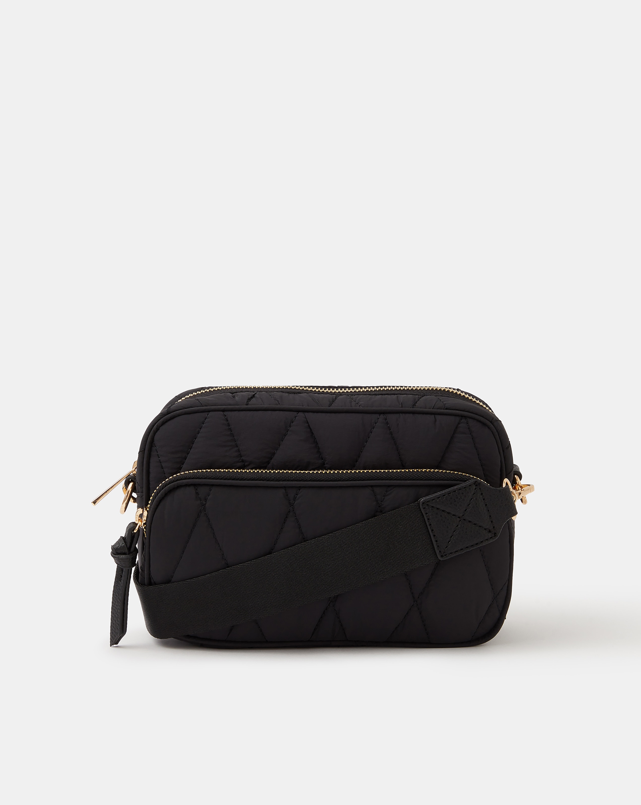 New In - Accessorize Quilted Nylon Crossbody Bag