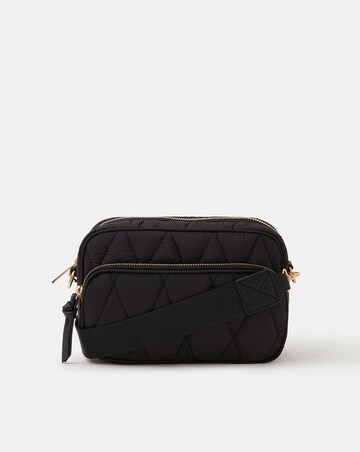 Accessorize Quilted Nylon Crossbody Bag