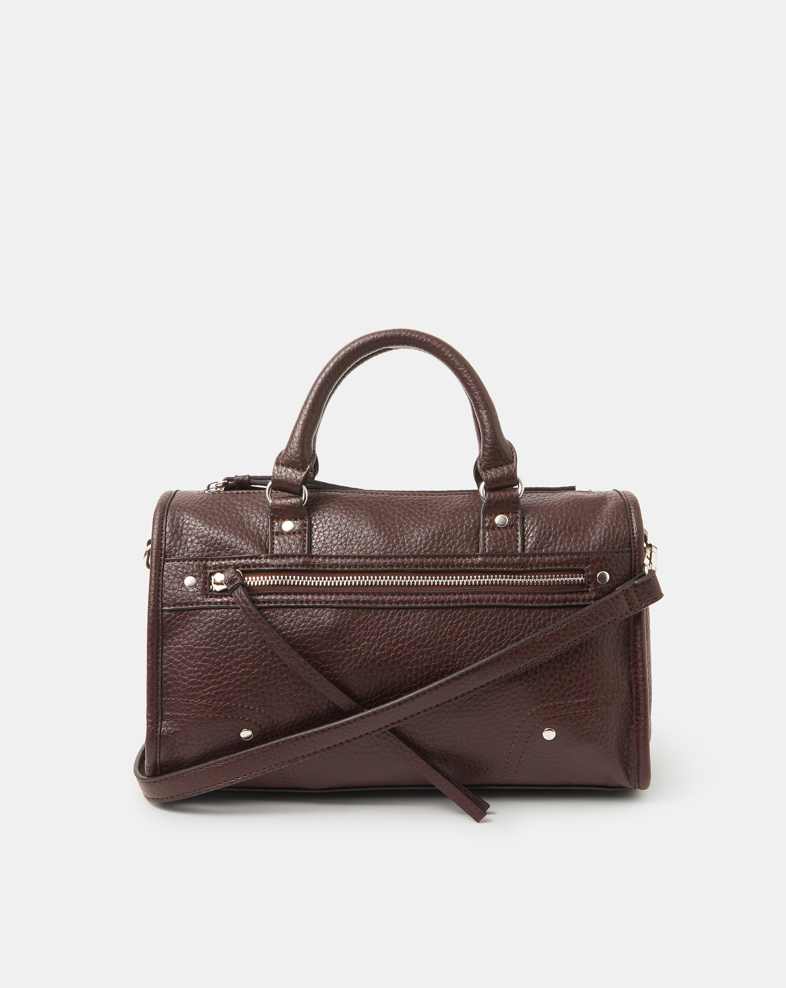 New In - Accessorize Faux Leather Zip Handbag