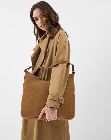 Accessorize Slouchy Suede Shoulder Bag
