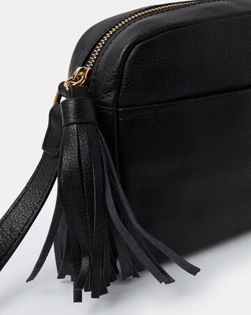 Accessorize Tassel Leather Crossbody Bag