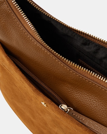 Accessorize Leather Messenger Crossbody Bag