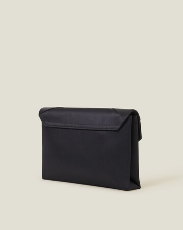 Accessorize Woven Satin Envelope Clutch Bag