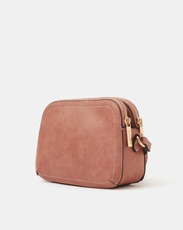Accessorize Double Zip Crossbody Bag
