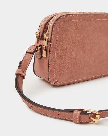 Accessorize Double Zip Crossbody Bag