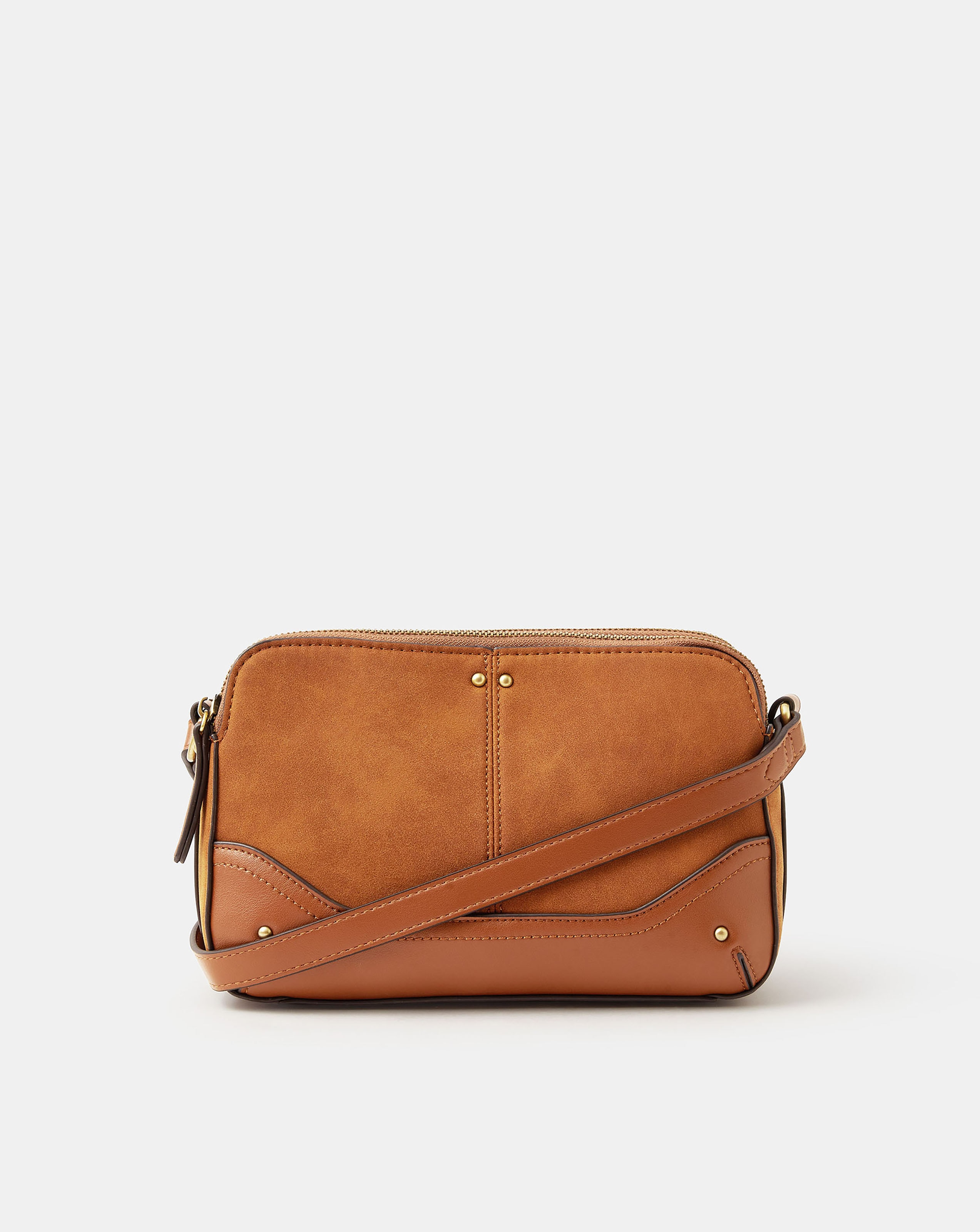 New In - Accessorize Double Zip Crossbody Bag