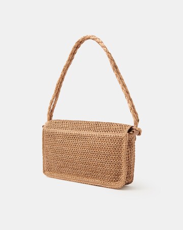 Accessorize Floral Raffia Shoulder Bag