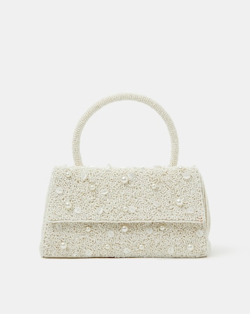 Accessorize Pearl Beaded Handheld Bag
