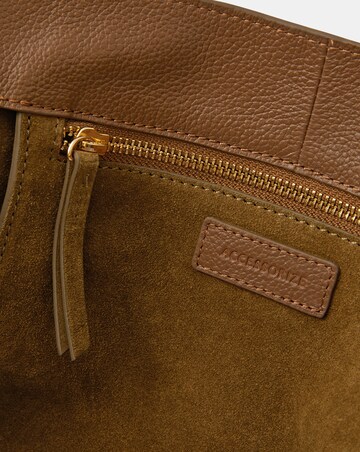 Accessorize Suede Buckle Tab Shoulder Bag