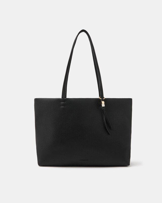Accessorize Charm Faux Leather Tote Bag