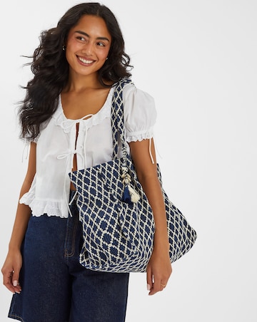 Accessorize Geometric Tote Bag