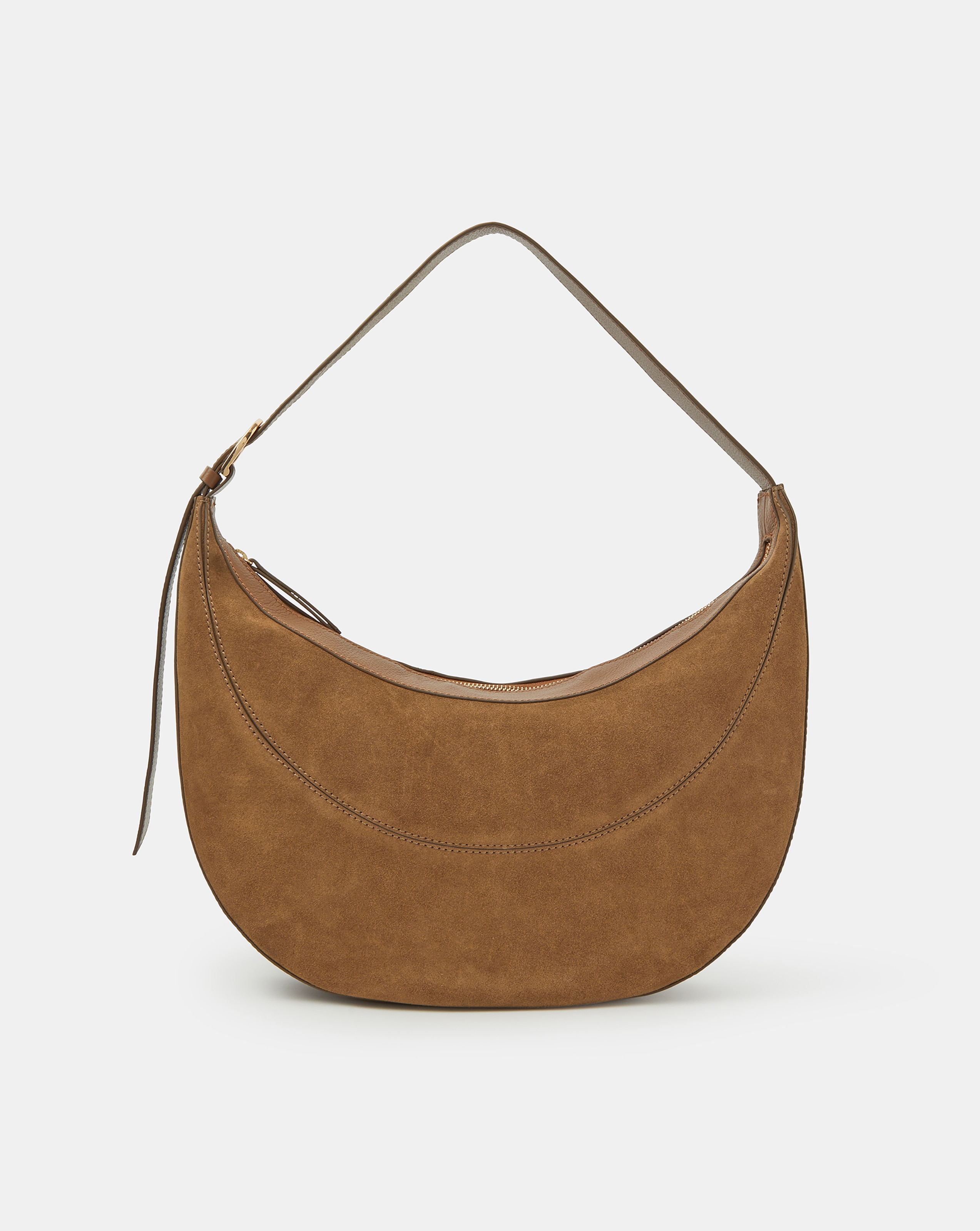 New In - Accessorize Scoop Suede Shoulder Bag