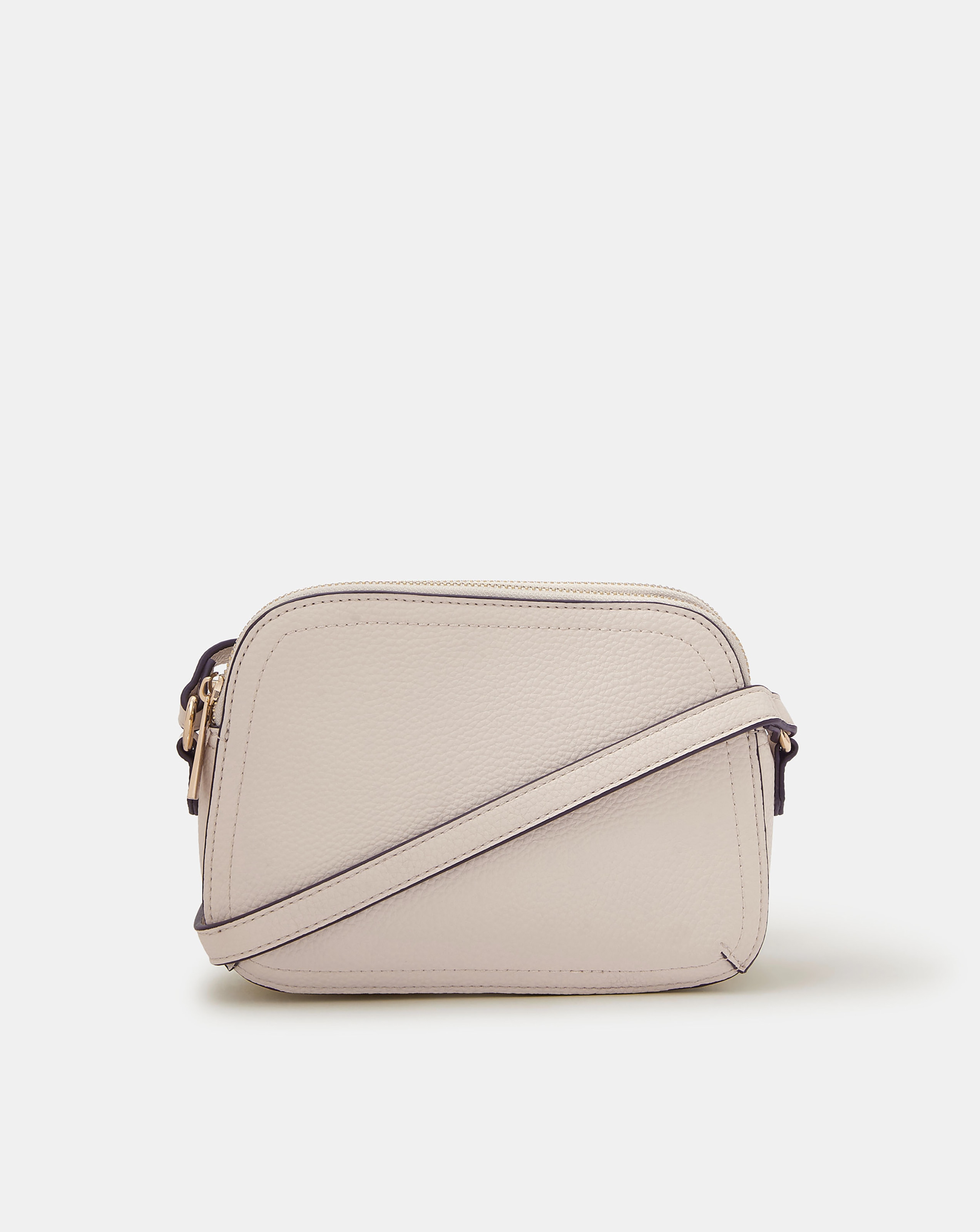 New In - Accessorize Double Zip Crossbody Bag