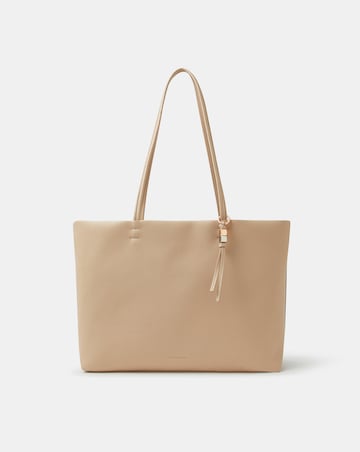 Accessorize Charm Faux Leather Tote Bag