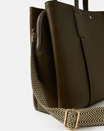 Accessorize Webbing Strap Leather Bag