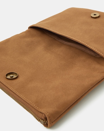 Accessorize Fold Over Zip Crossbody Bag