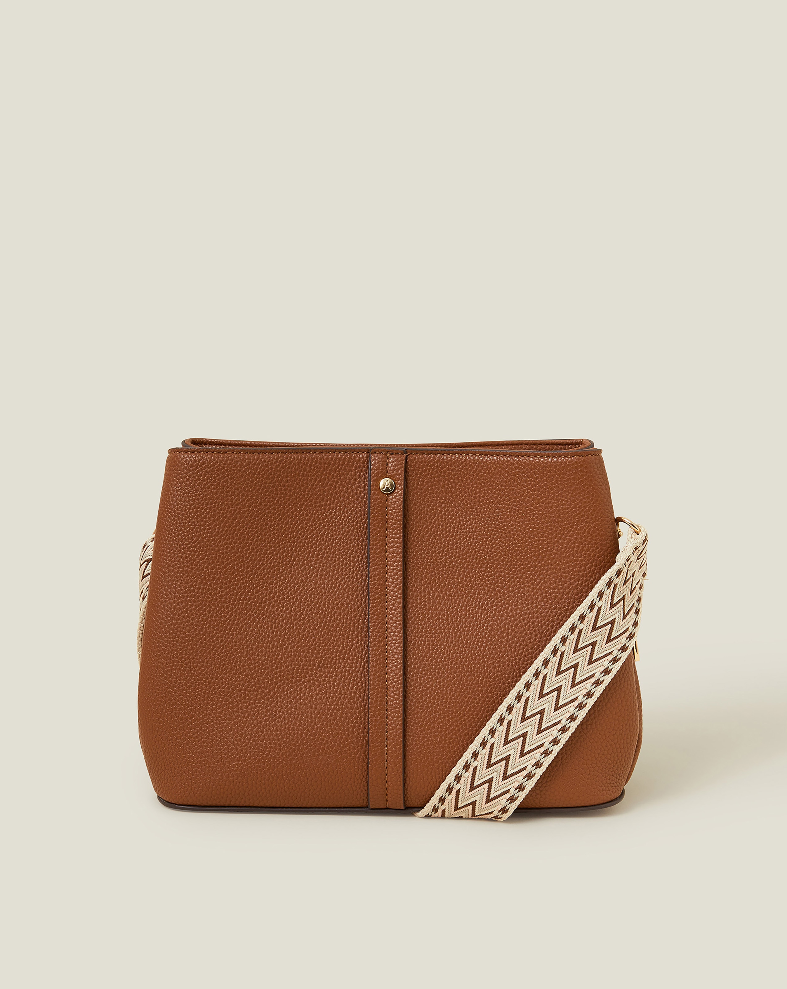 New In - Accessorize Faux Leather Webbing Bag