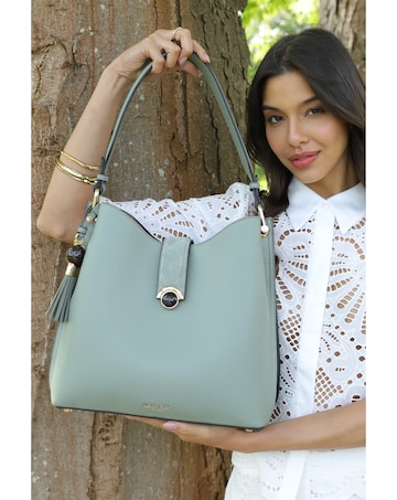 Luella Grey Andrea Green Hobo Tote