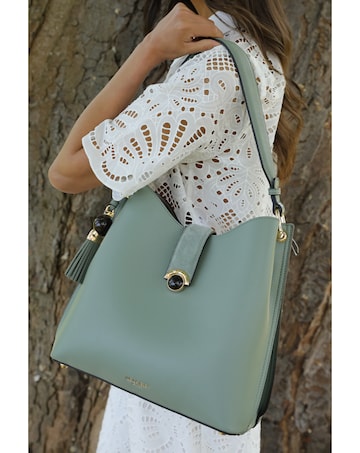 Luella Grey Andrea Green Hobo Tote